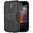 Dual Layer Rugged Tough Shockproof Case & Stand for Nokia 1 - Black